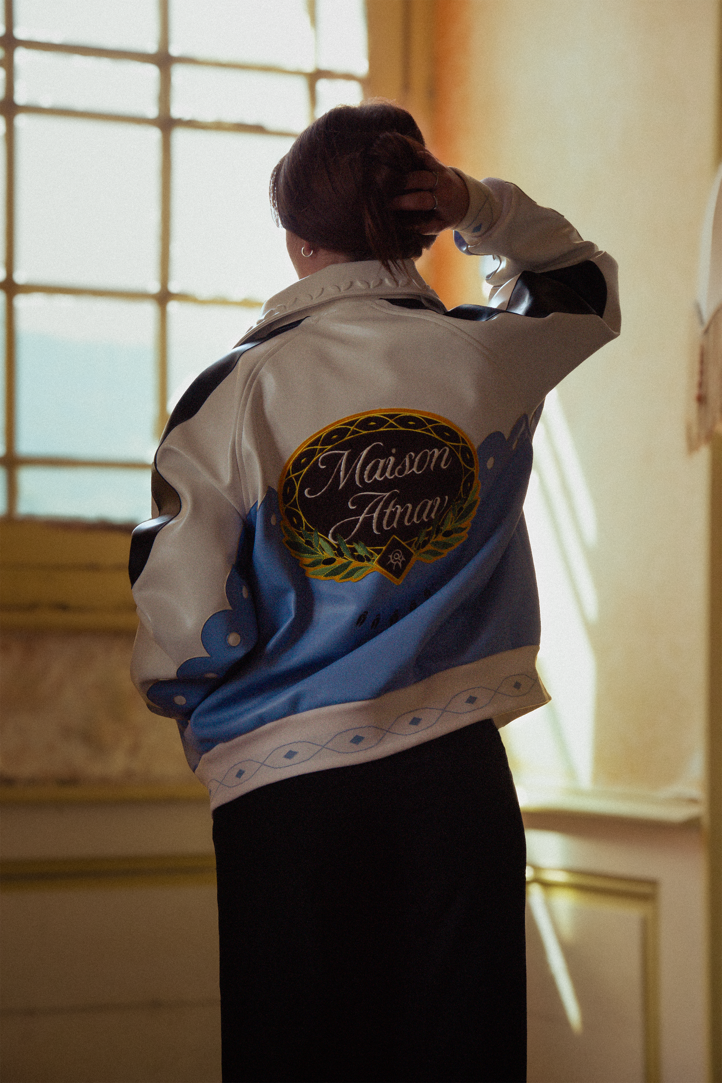 La veste en simili cuir Cielo del Re