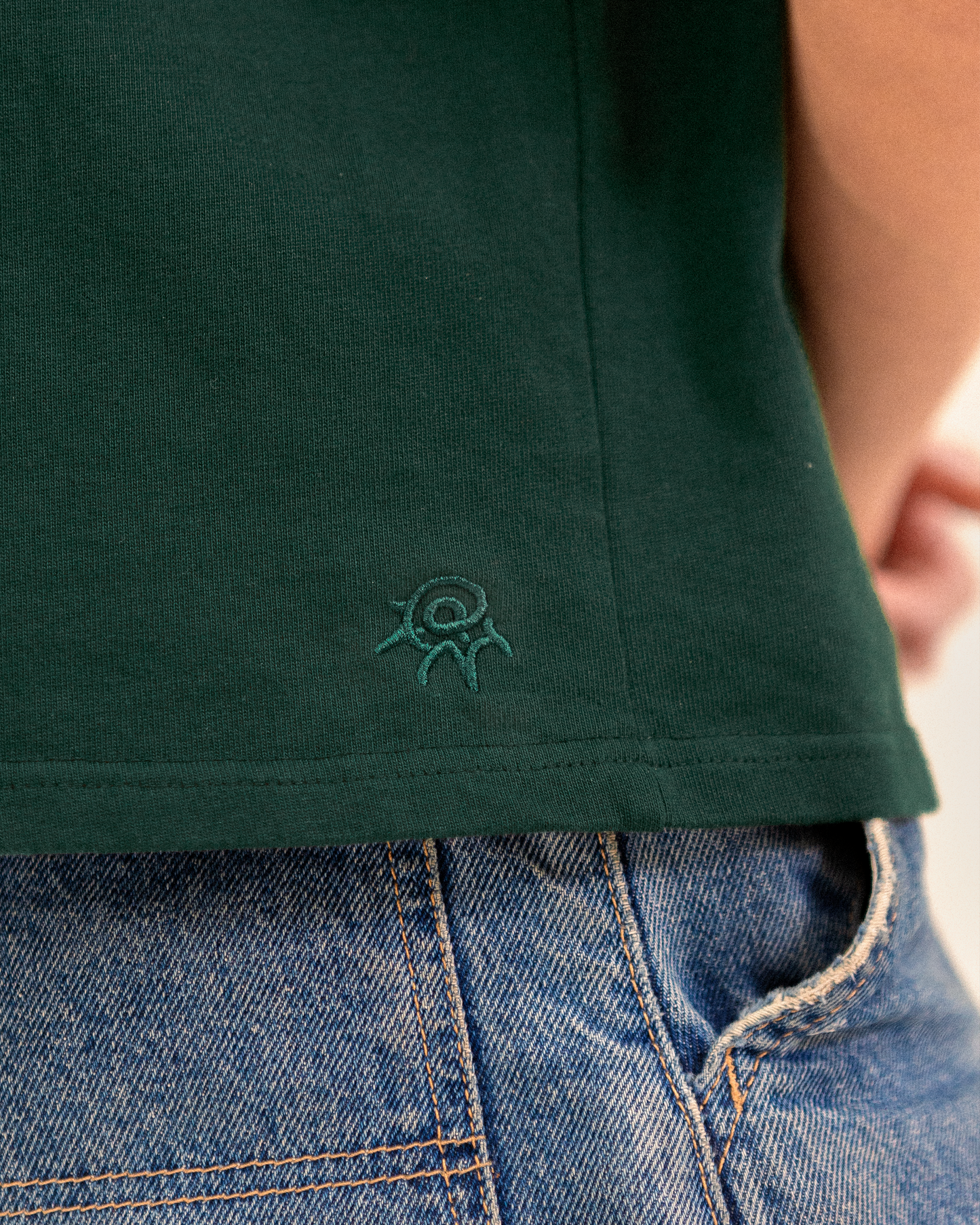 Le t-shirt boxy initiales