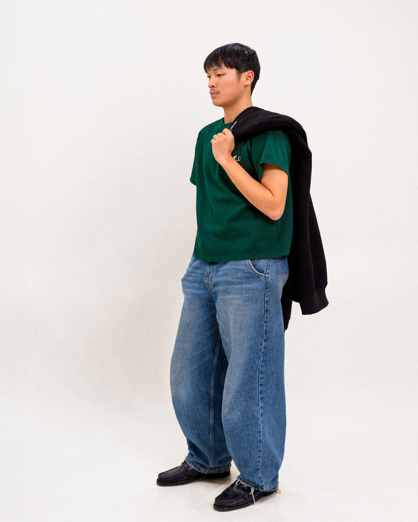 Le t-shirt boxy initiales