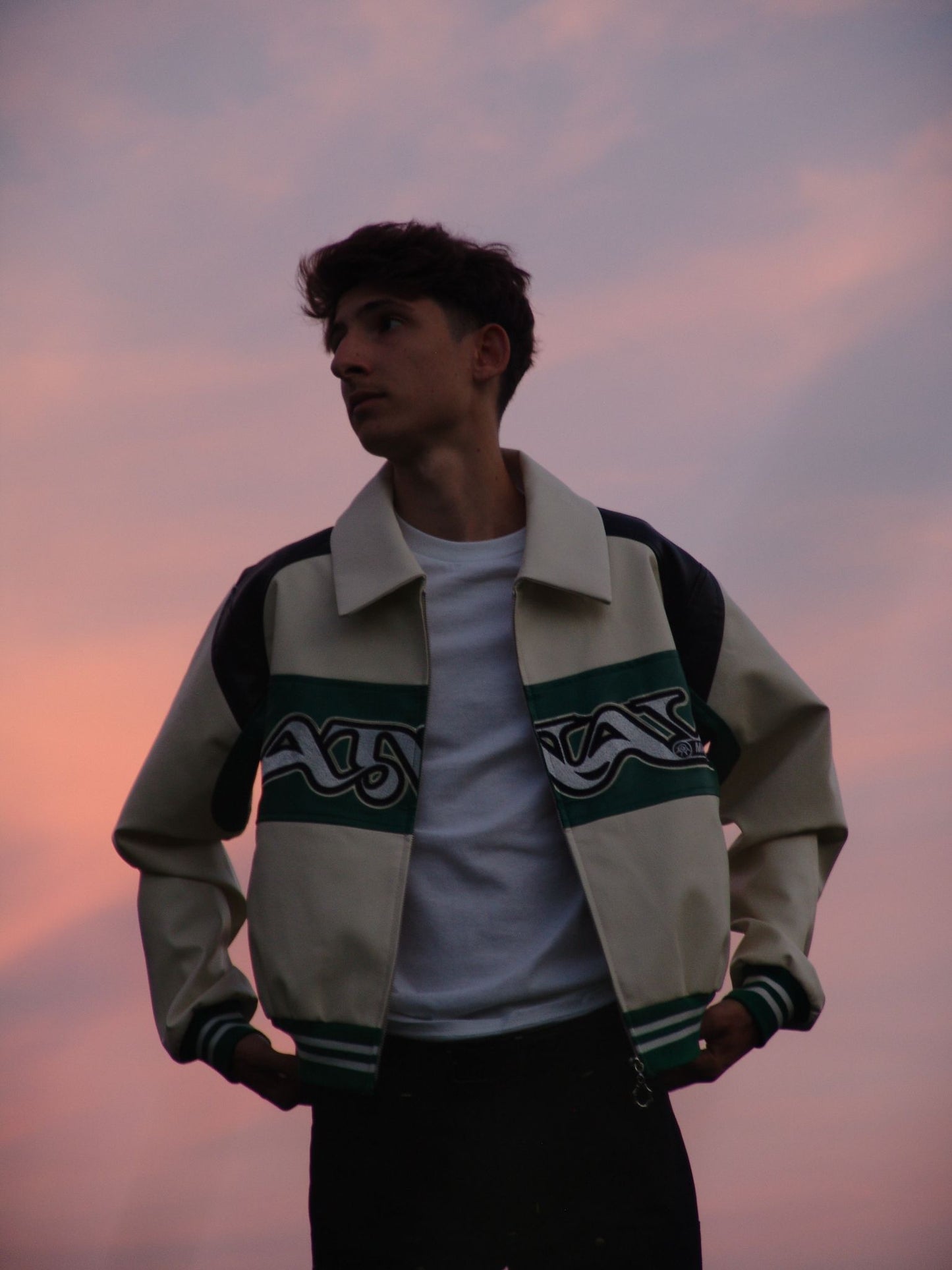 La veste en cuir Sole e Vigna