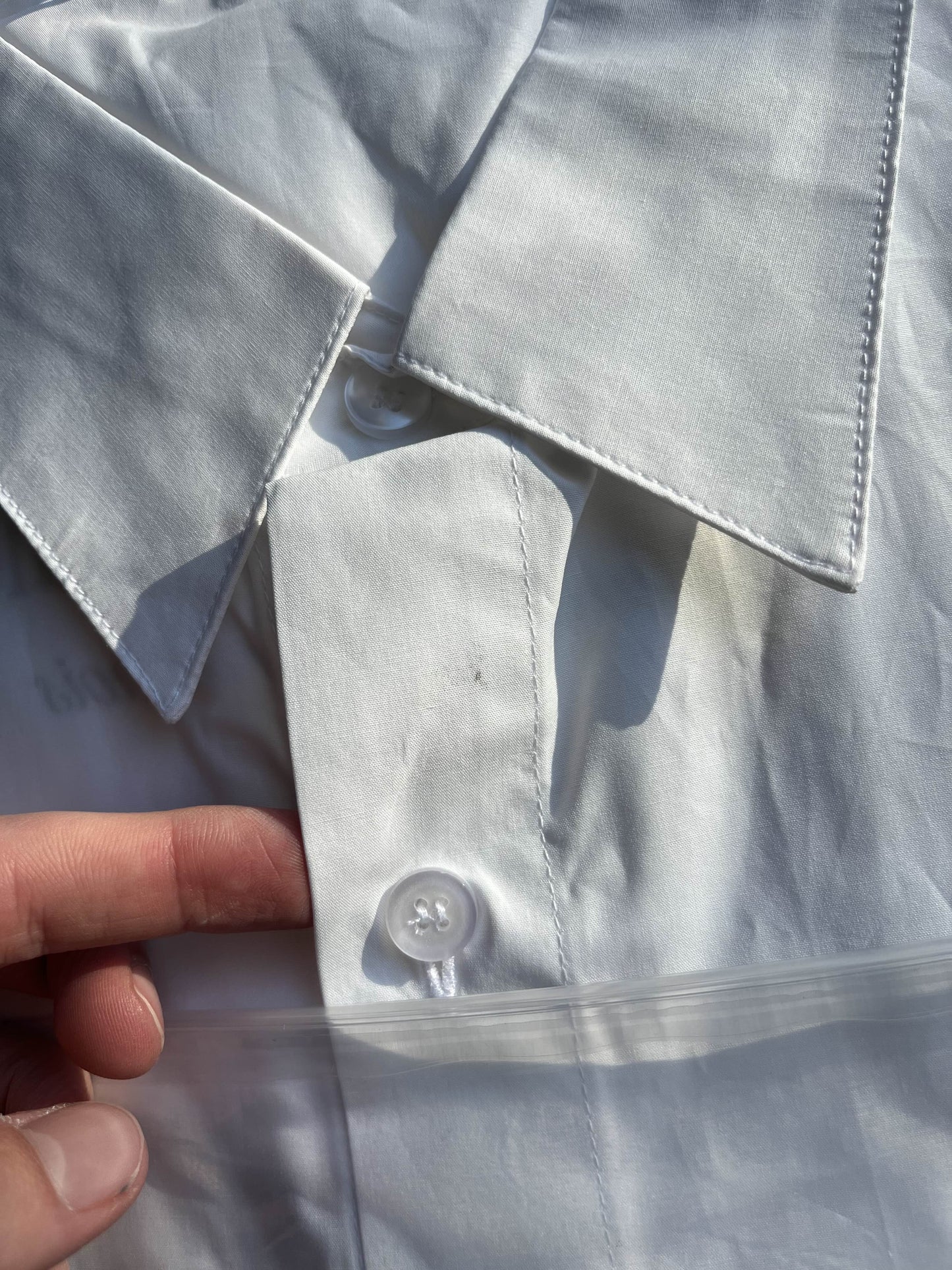 La chemise pêche jaune (défaut)
