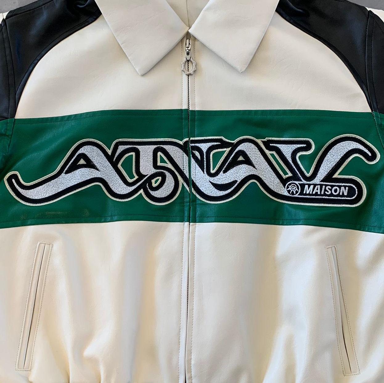 La veste en cuir Sole e Vigna