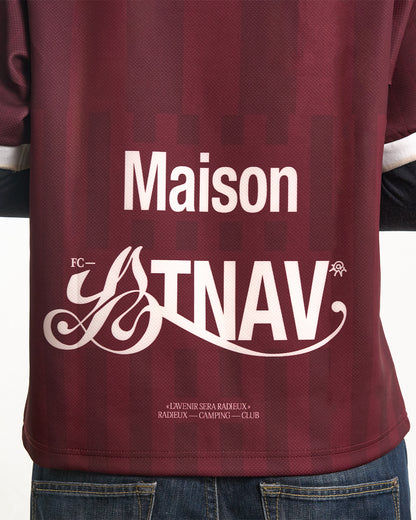 Le Maillot R.C.C cerise noire