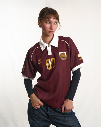 Le Maillot R.C.C cerise noire