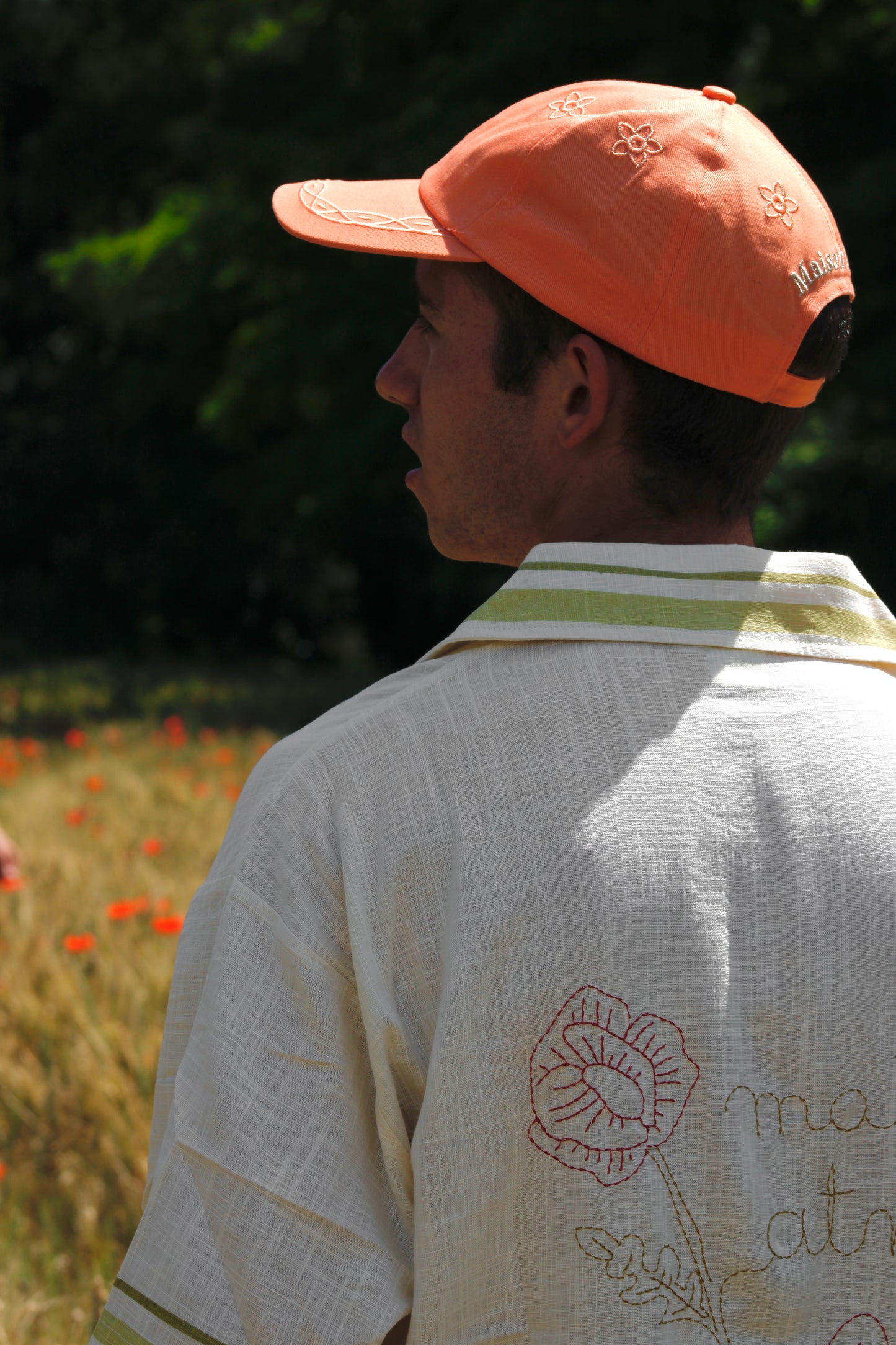 La casquette aux motifs ardéchois