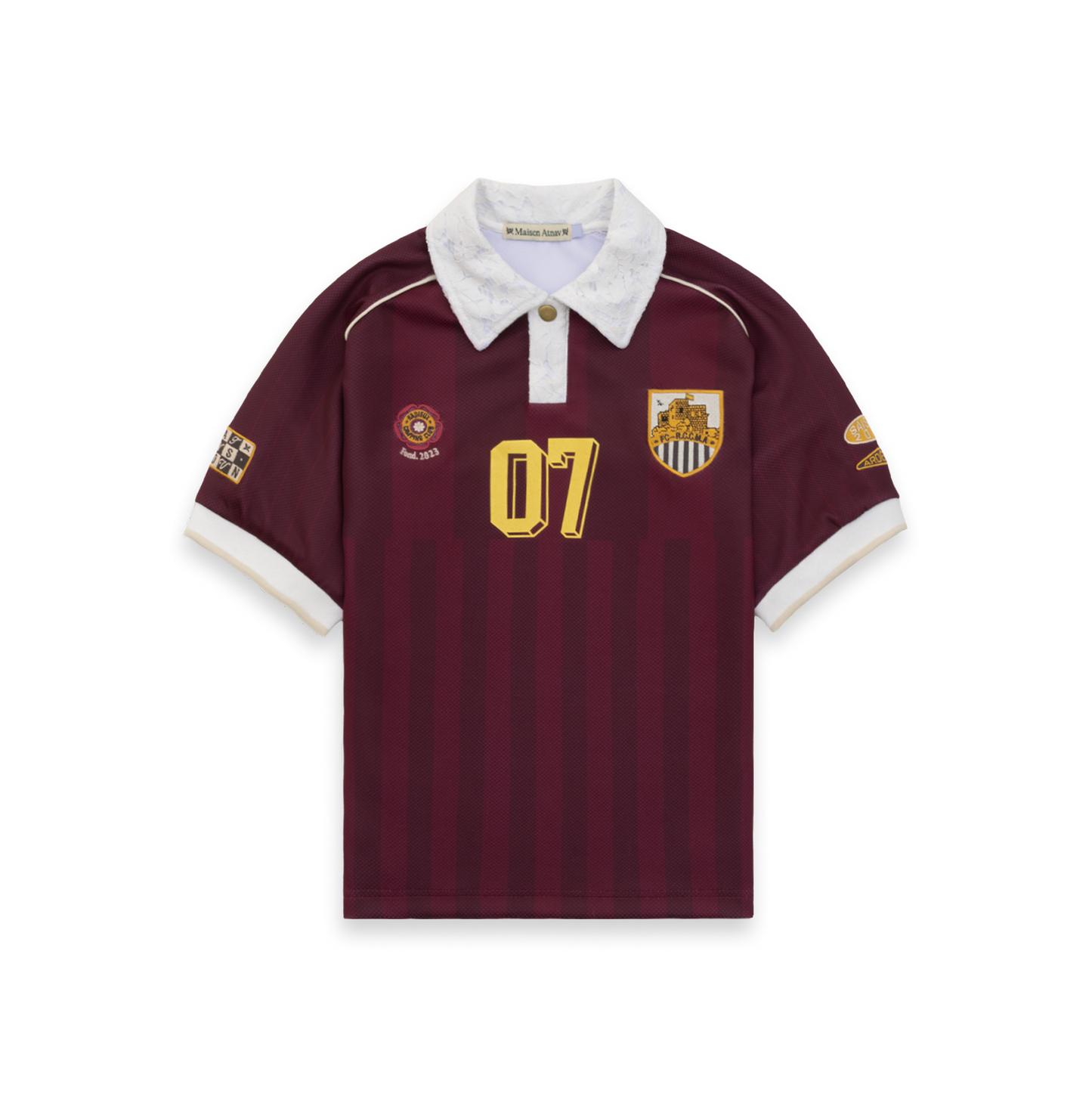 Le Maillot R.C.C cerise noire