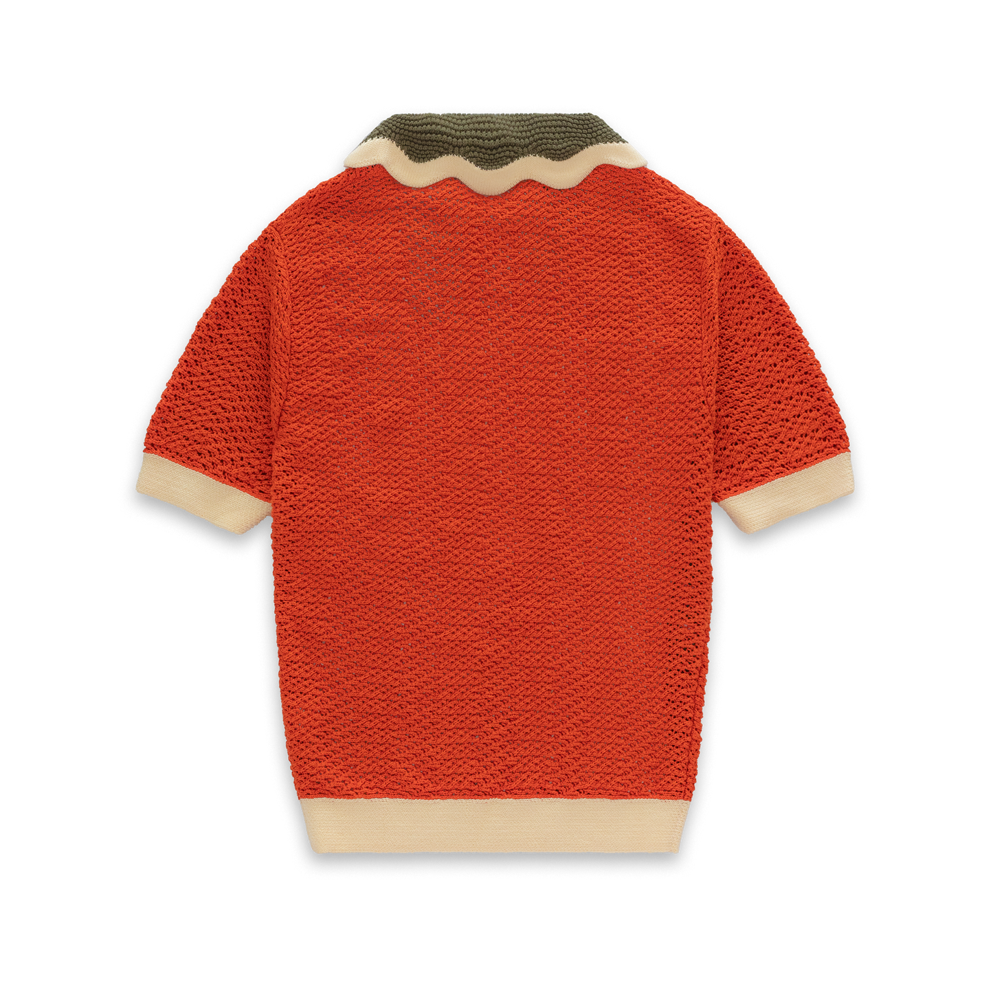 Le polo en maille "Abricot"