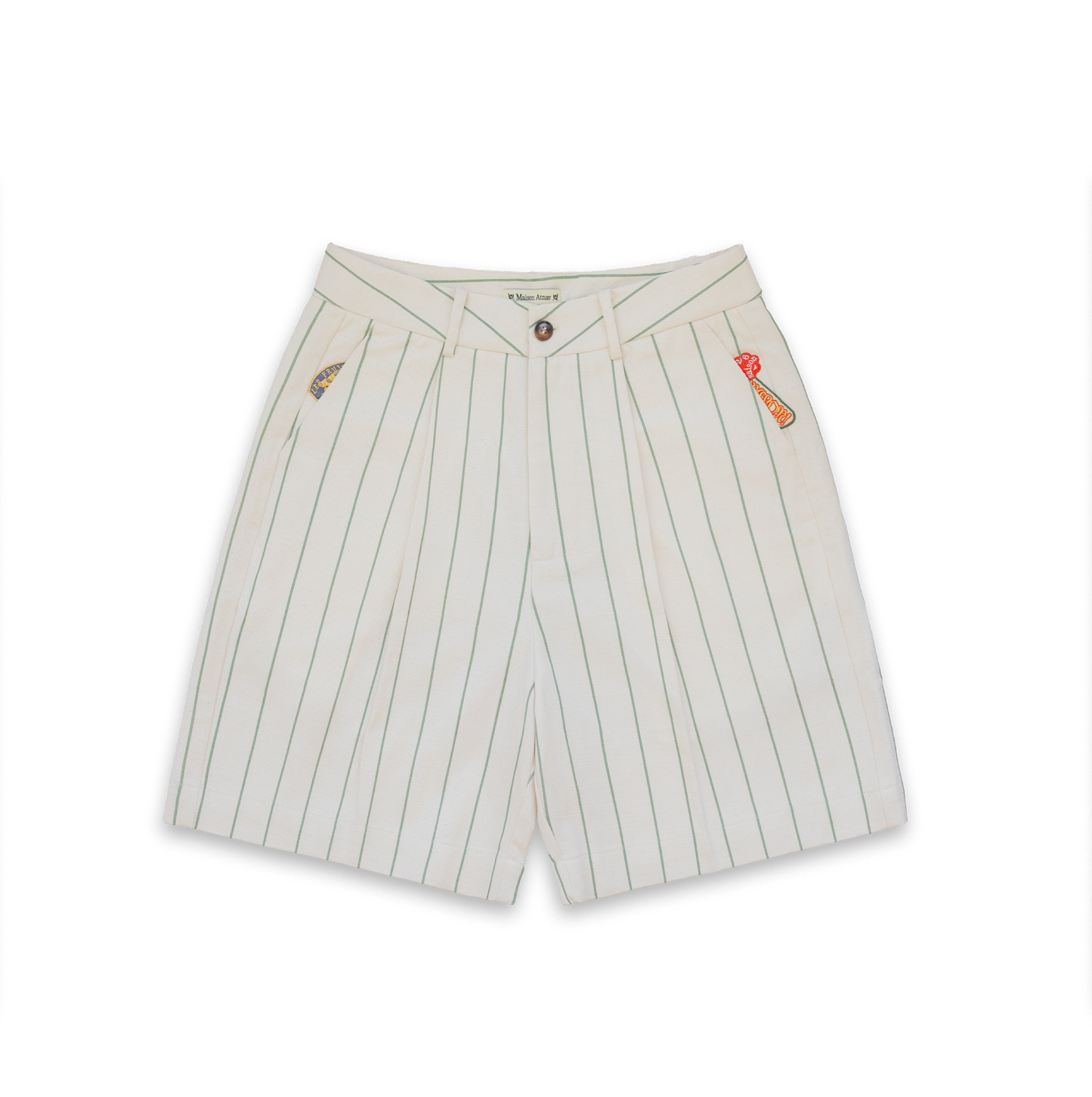 Le short Campana en lin "Melon"