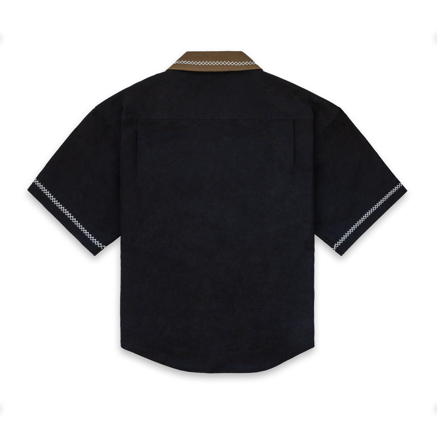 La chemise en lin "olive noire"