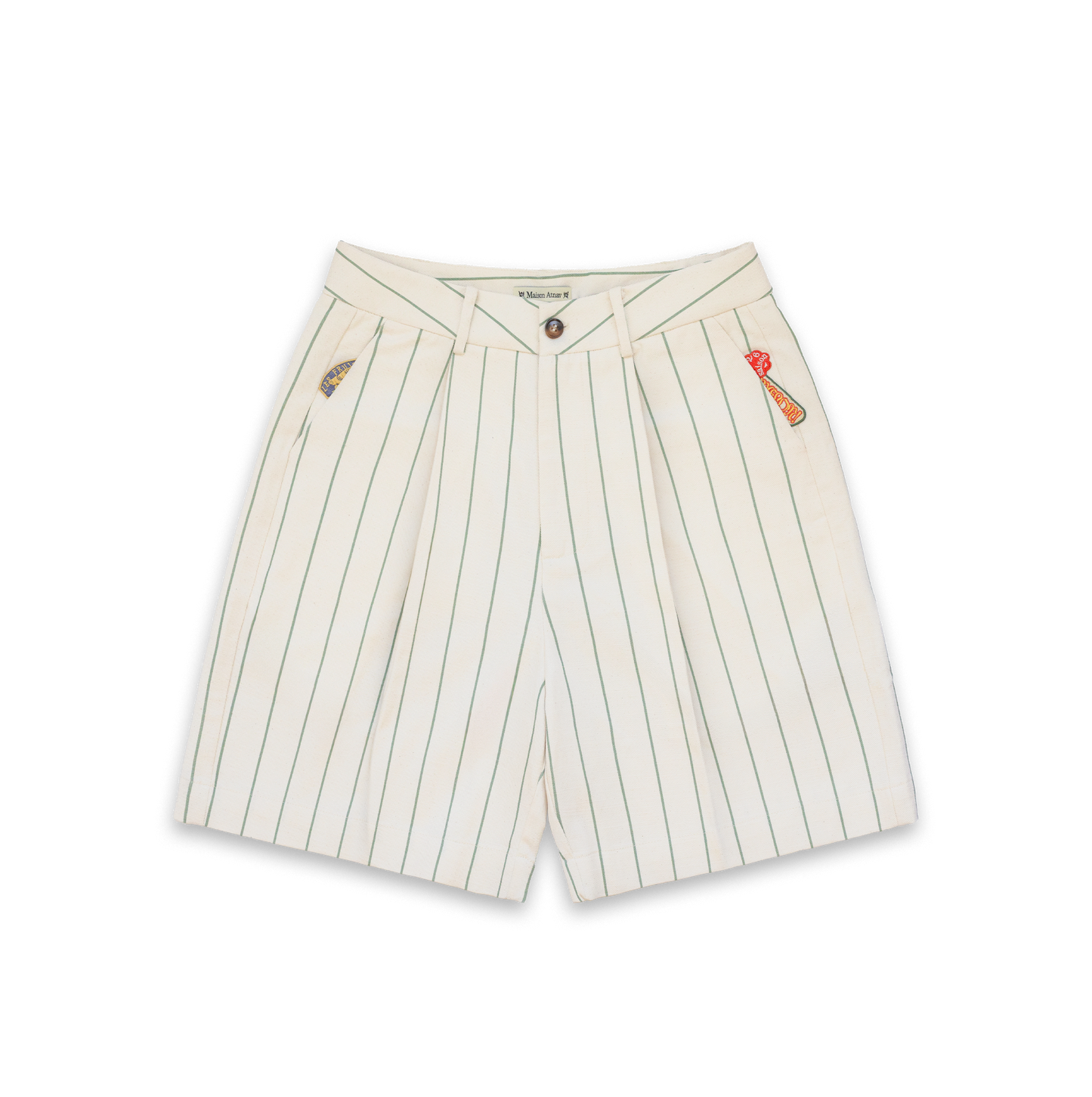 Le short Campana en lin "Melon"