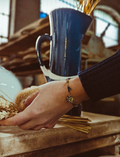 Le bracelet lavande (bleu de cobalt)