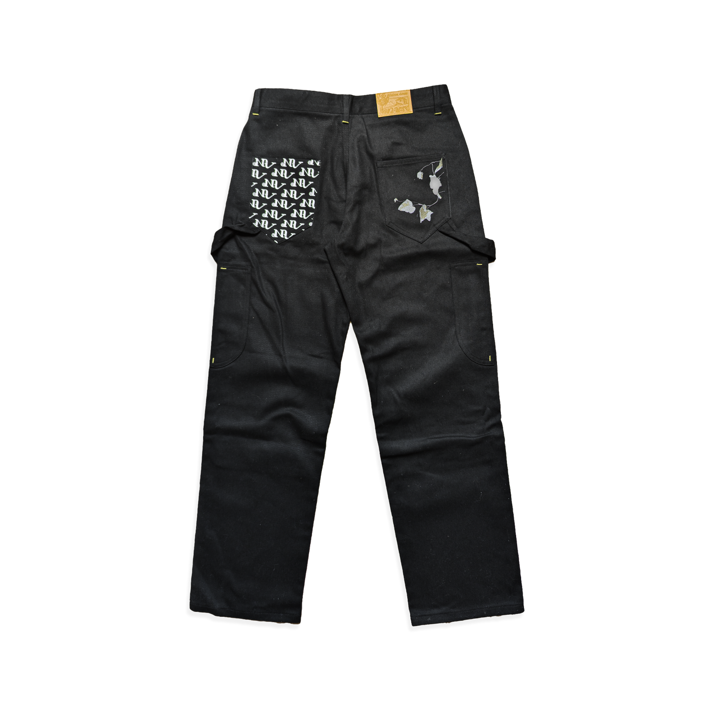 Le pantalon de charpentier brodé - Iridescence